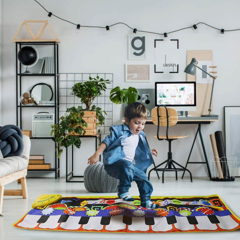 Tapis musicaux pour enfants RenFox, jouets d'éveil