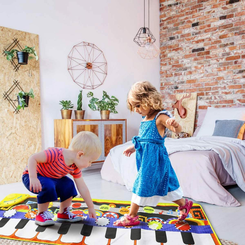 Tapis musicaux pour enfants RenFox, jouets d'éveil