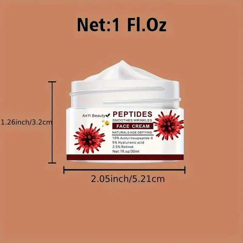 Crème Lifting Visage au Rétinol avec Acide Hyaluronique, Acétyl Hexapeptide-8