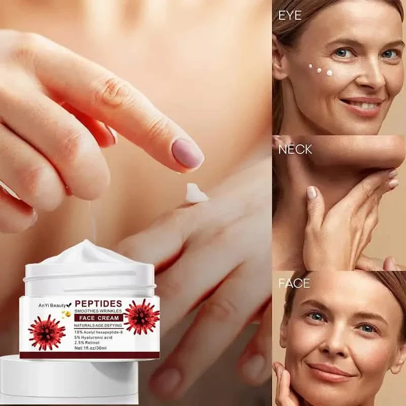 Crème Lifting Visage au Rétinol avec Acide Hyaluronique, Acétyl Hexapeptide-8