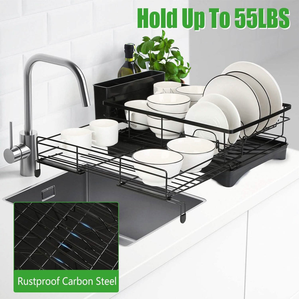 Retractable Dish Drying Rack