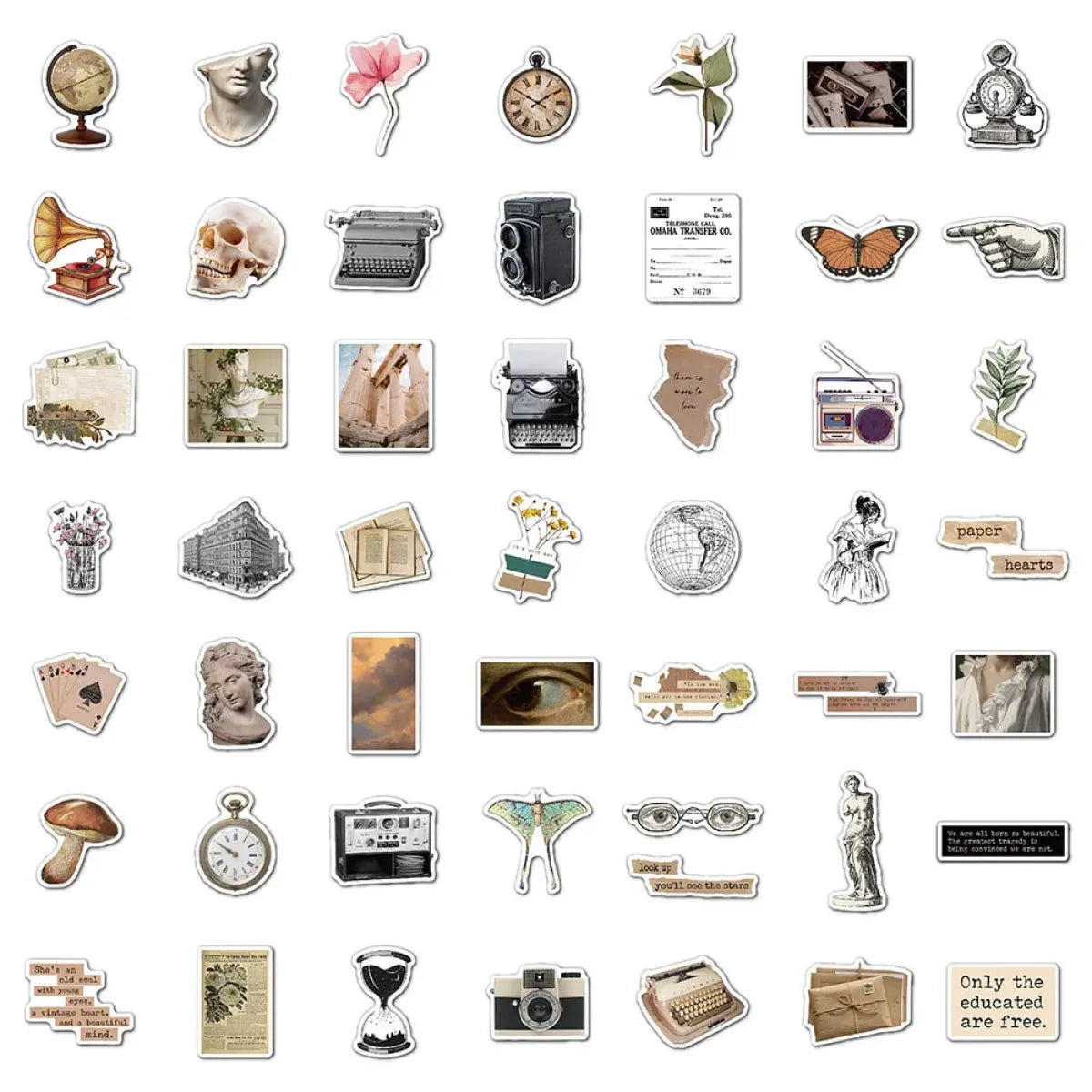 Retro Art Vsco Graffiti Stickers Pack