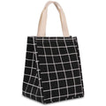 Reusable Lunch Bag Insulated Lunch Box Canvas Fabric with Aluminum Foil