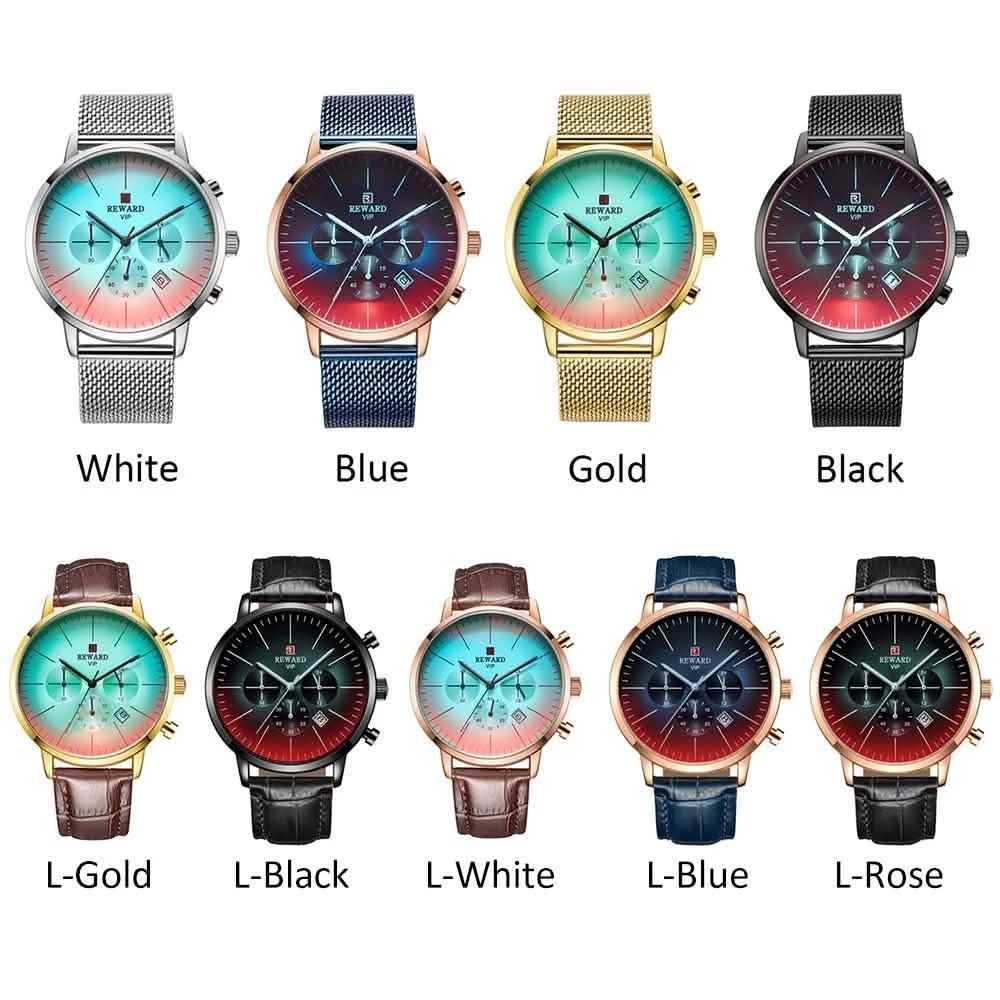 REWARD Montres sport homme étanches Montre-bracelet de plein air