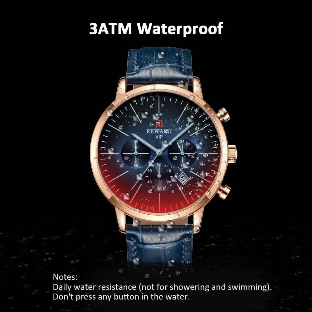 REWARD Montres sport homme étanches Montre-bracelet de plein air