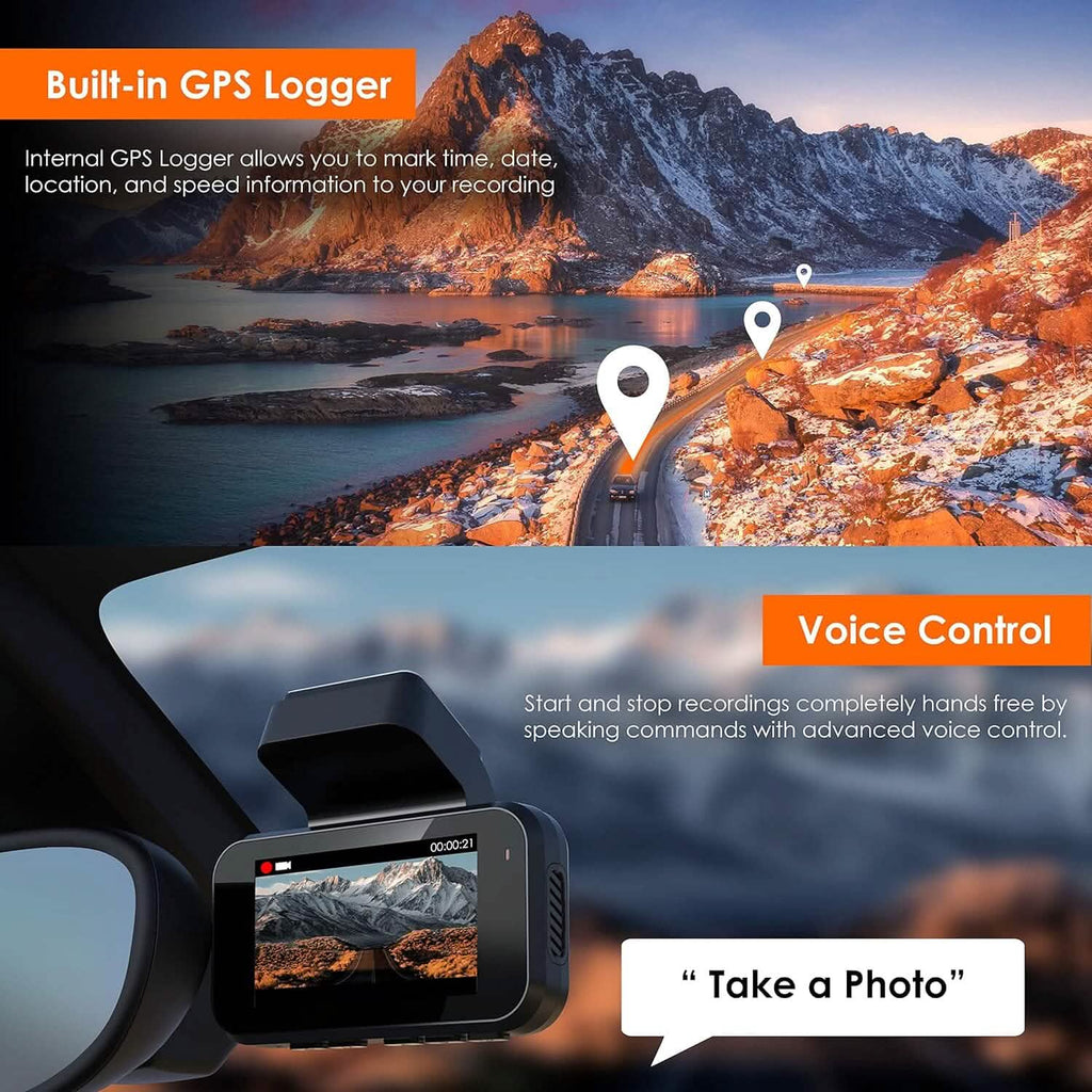 RexingUSA V55 Dash Cam - 4k Modular Capabilities  (Refurbished)