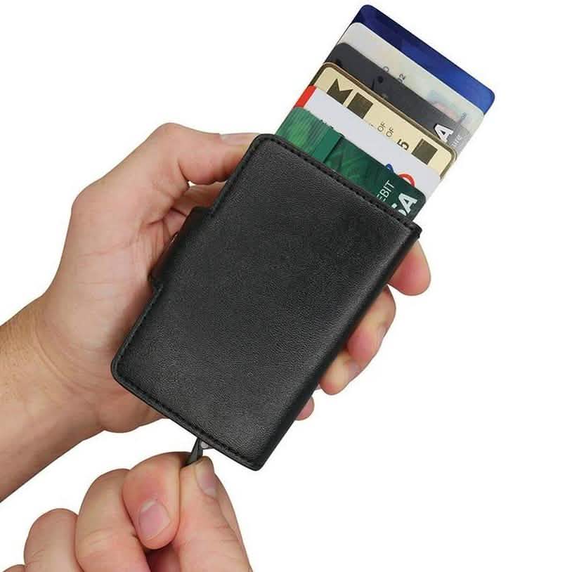 RFID-Blocking Cascading Quick Card Wallet