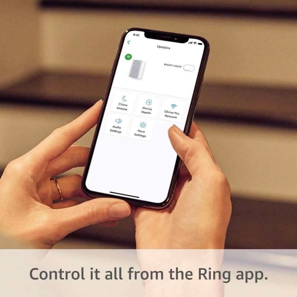 Sonnette Ring Chime Pro 2e génération avec prolongateur Wi-Fi (reconditionnée)