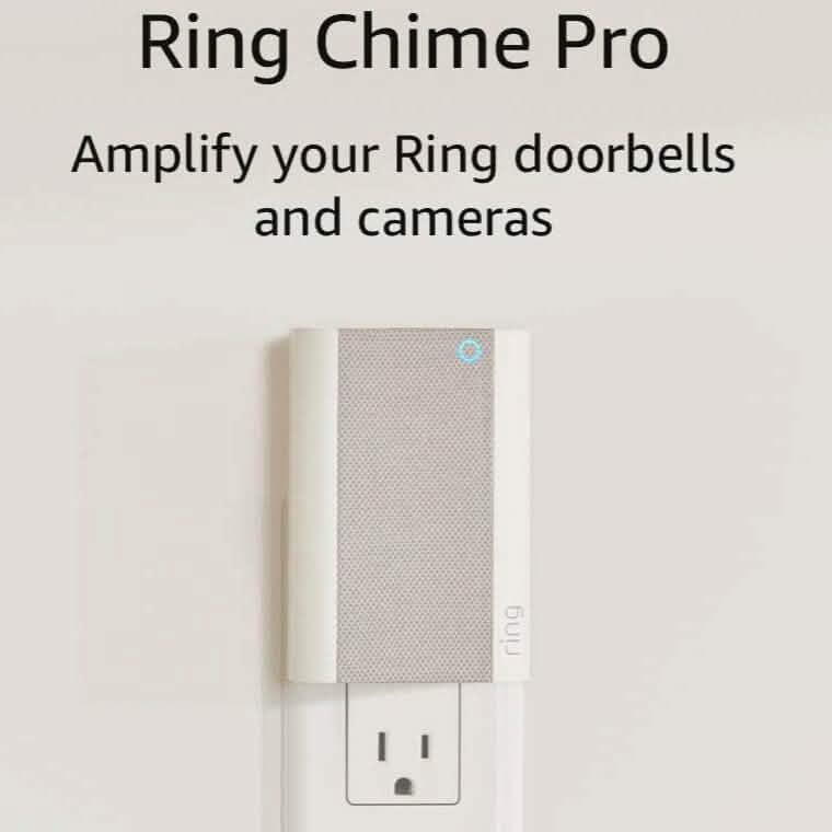 Sonnette Ring Chime Pro 2e génération avec prolongateur Wi-Fi (reconditionnée)
