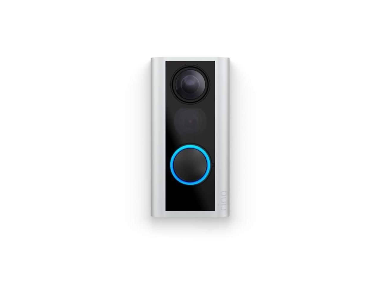 Sonnette Vidéo Intelligente Ring Peephole Cam, Sonnette Vidéo HD Wifi Compacte