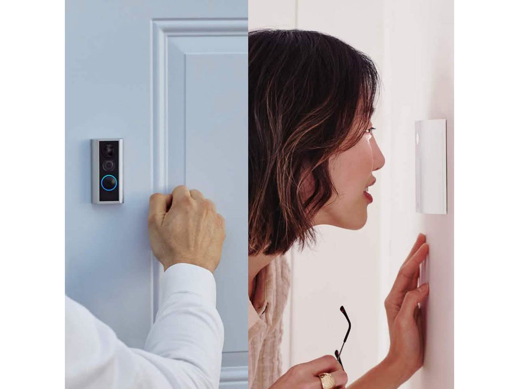 Sonnette Vidéo Intelligente Ring Peephole Cam, Sonnette Vidéo HD Wifi Compacte