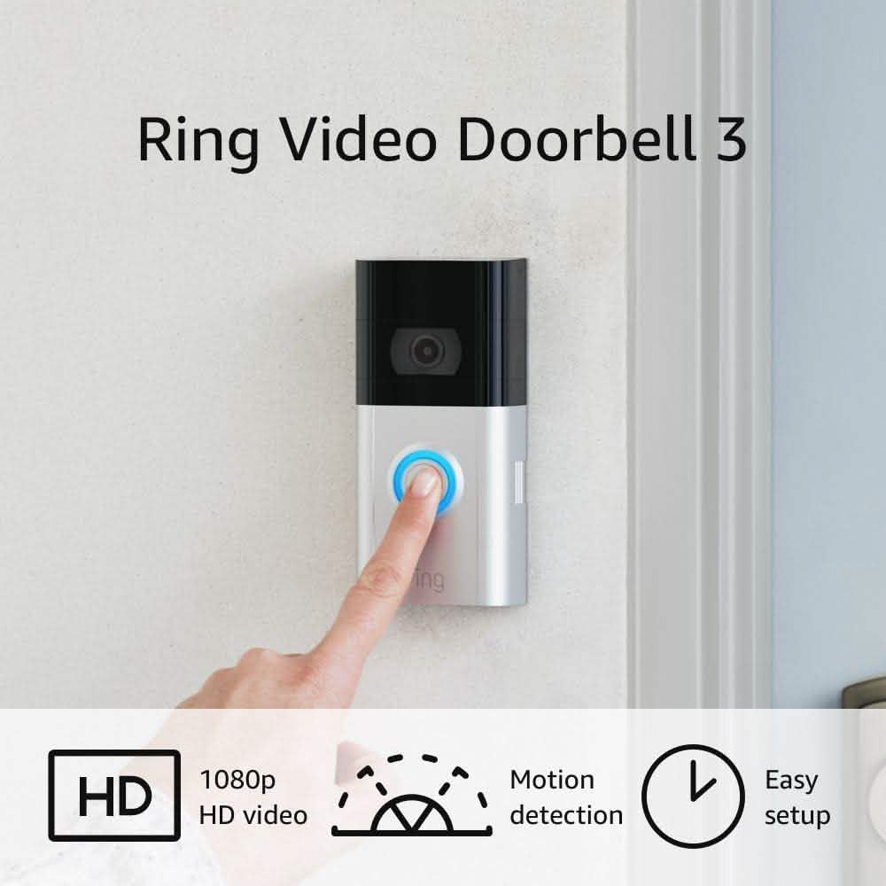 Ring Video Doorbell 3 – Enhanced Wifi, Improved Motion Detection