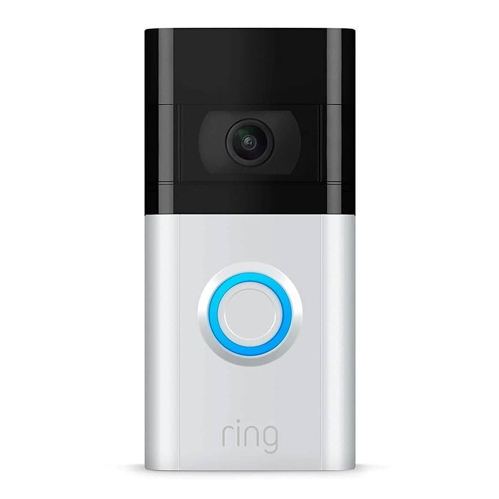 Sonnette vidéo Ring 3 avec WiFi amélioré et détection de mouvement optimisée (reconditionnée)