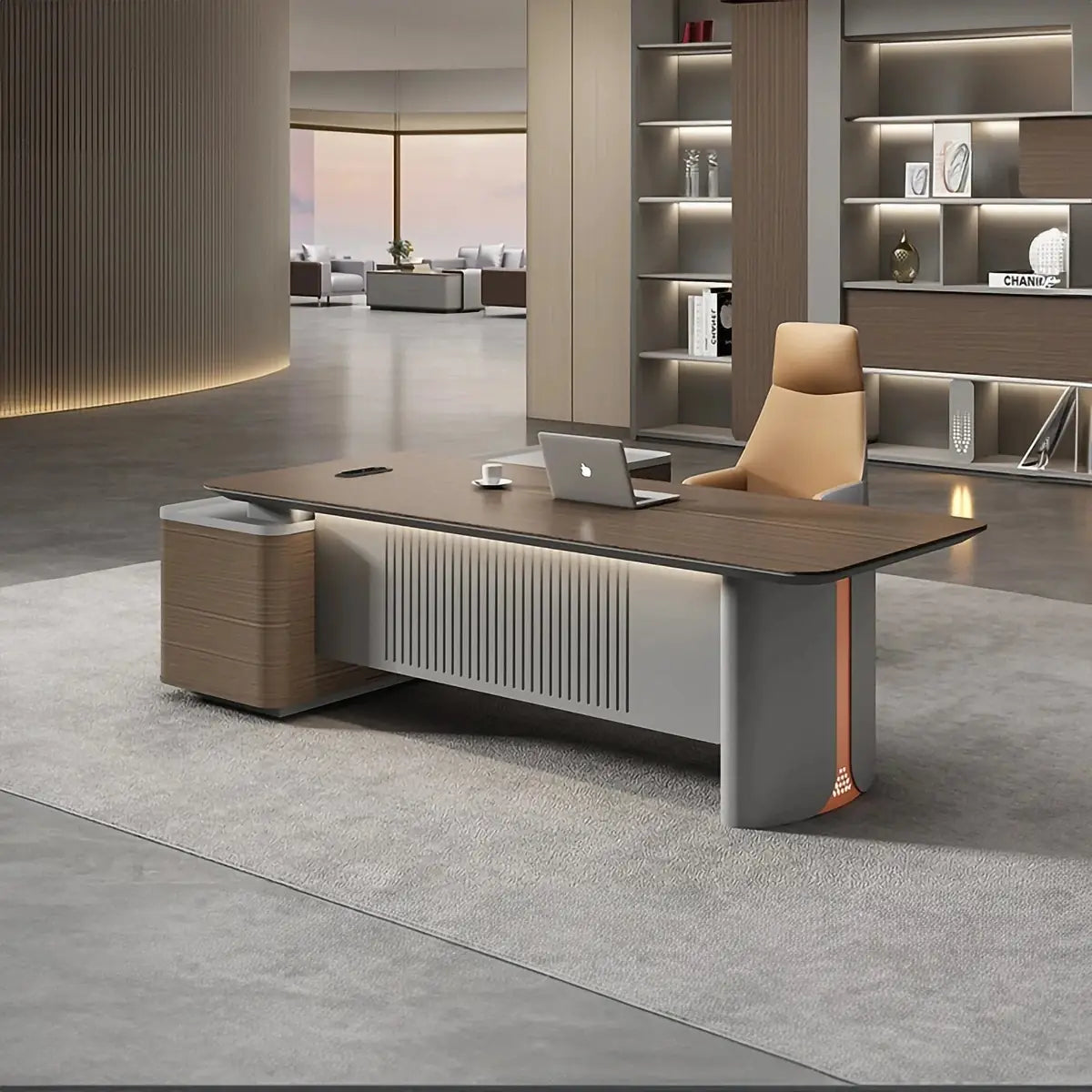 Sayers · Modern L-Shaped Executive Desk