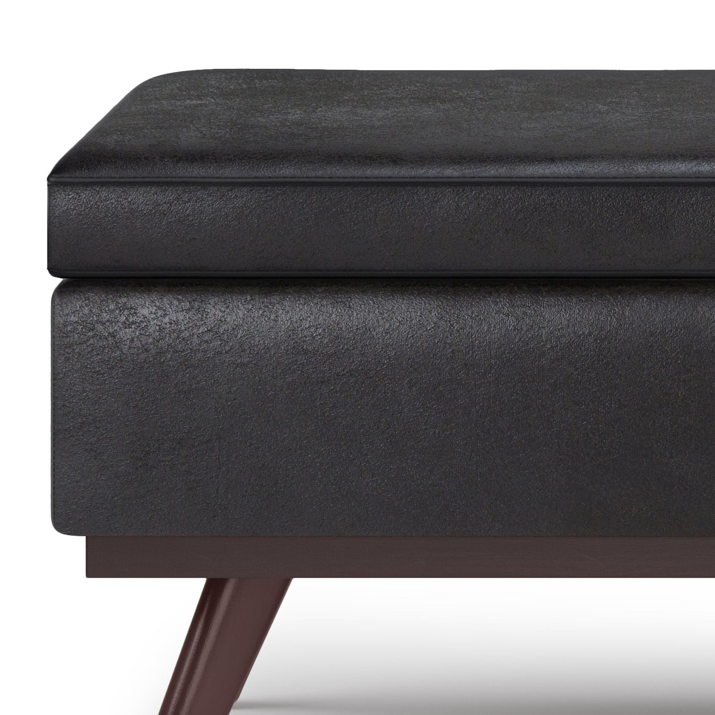 Owen 42 Inch Wide Lift Top Large Coffee Table Storage Ottoman