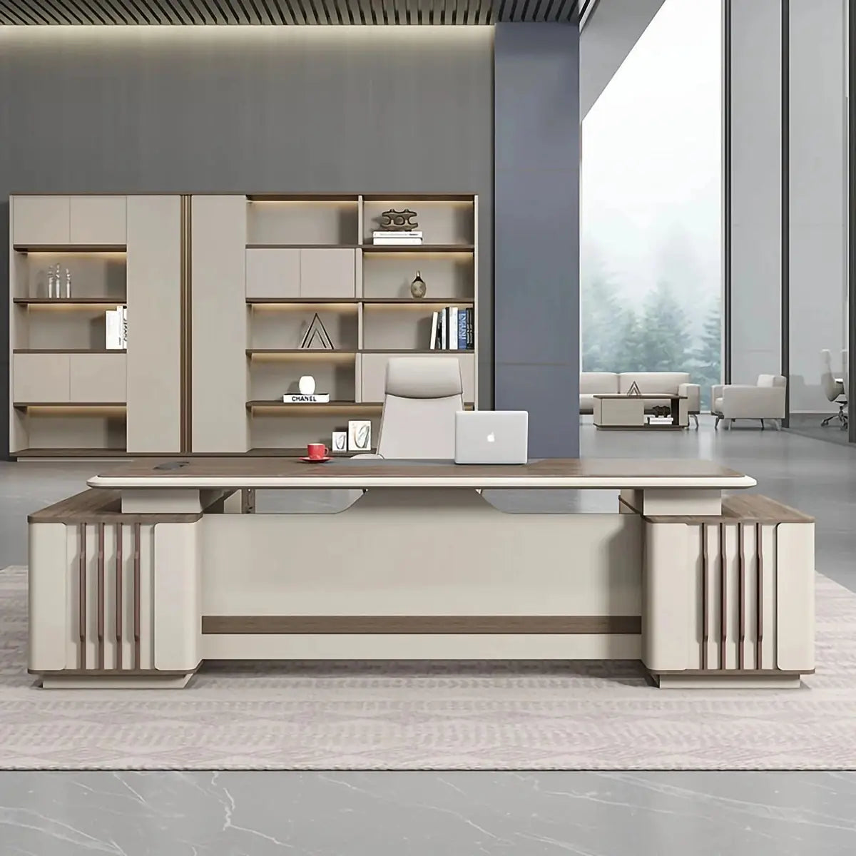 Lauder · Modern L-Shaped Executive Desk