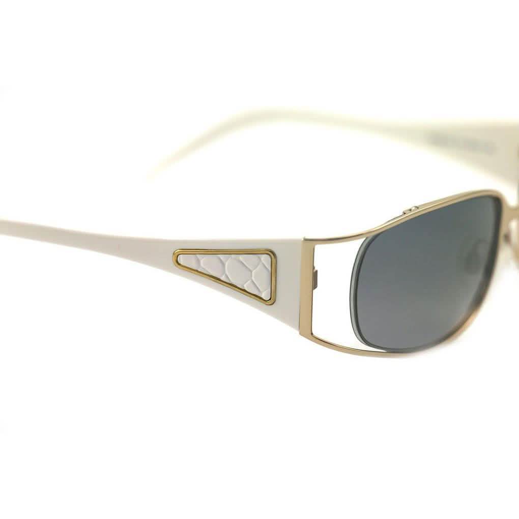 Lunettes de soleil Roberto Cavalli Femme RC0424 772 Or/Blanc 53 17 130 Cerclage intégral Ovale