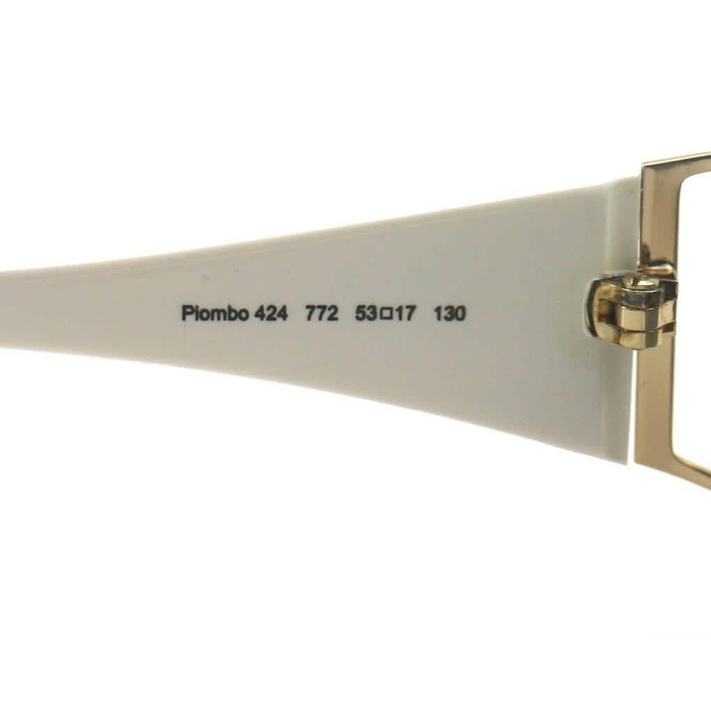 Lunettes de soleil Roberto Cavalli Femme RC0424 772 Or/Blanc 53 17 130 Cerclage intégral Ovale