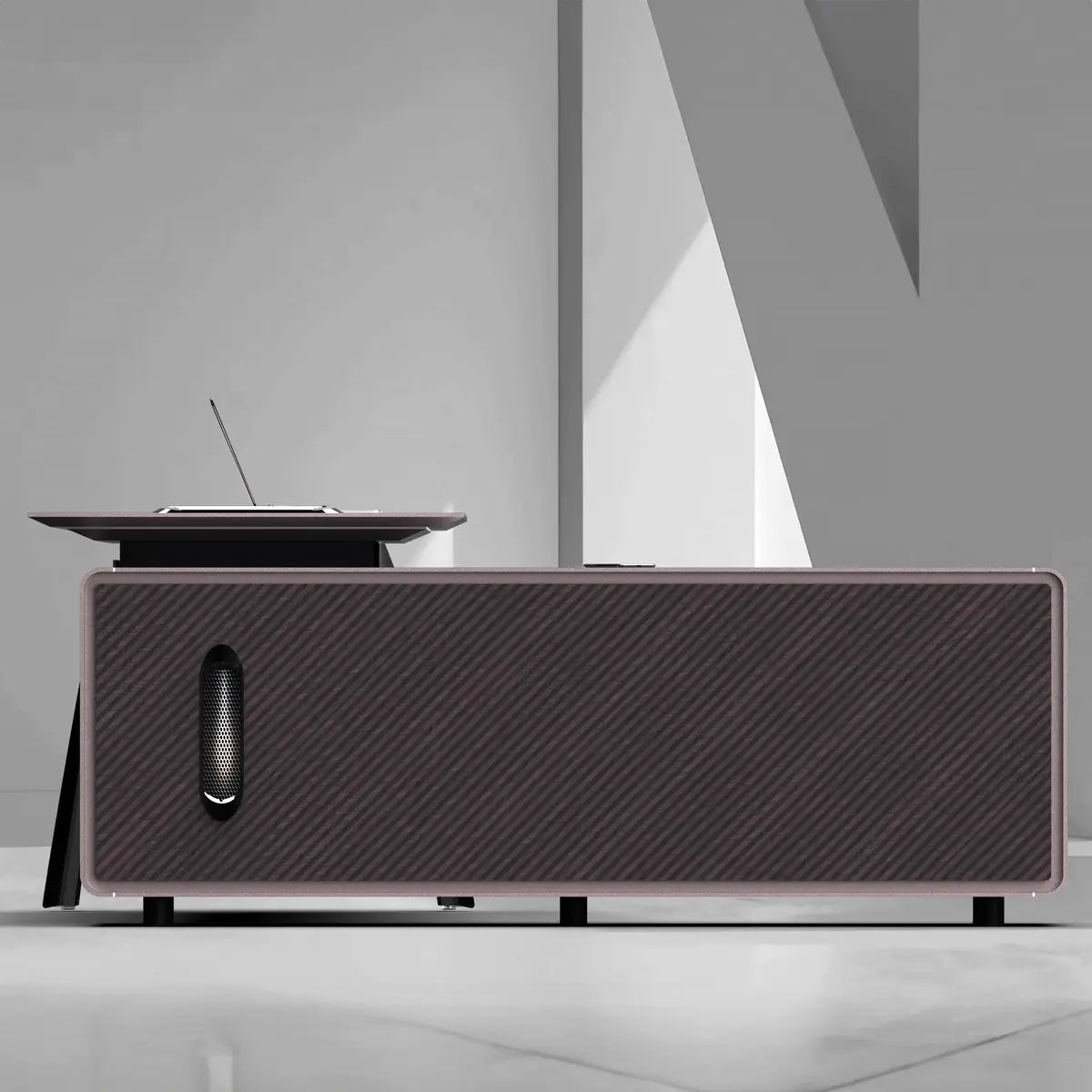 Zyner · Luxury L-Shaped Executive Desk