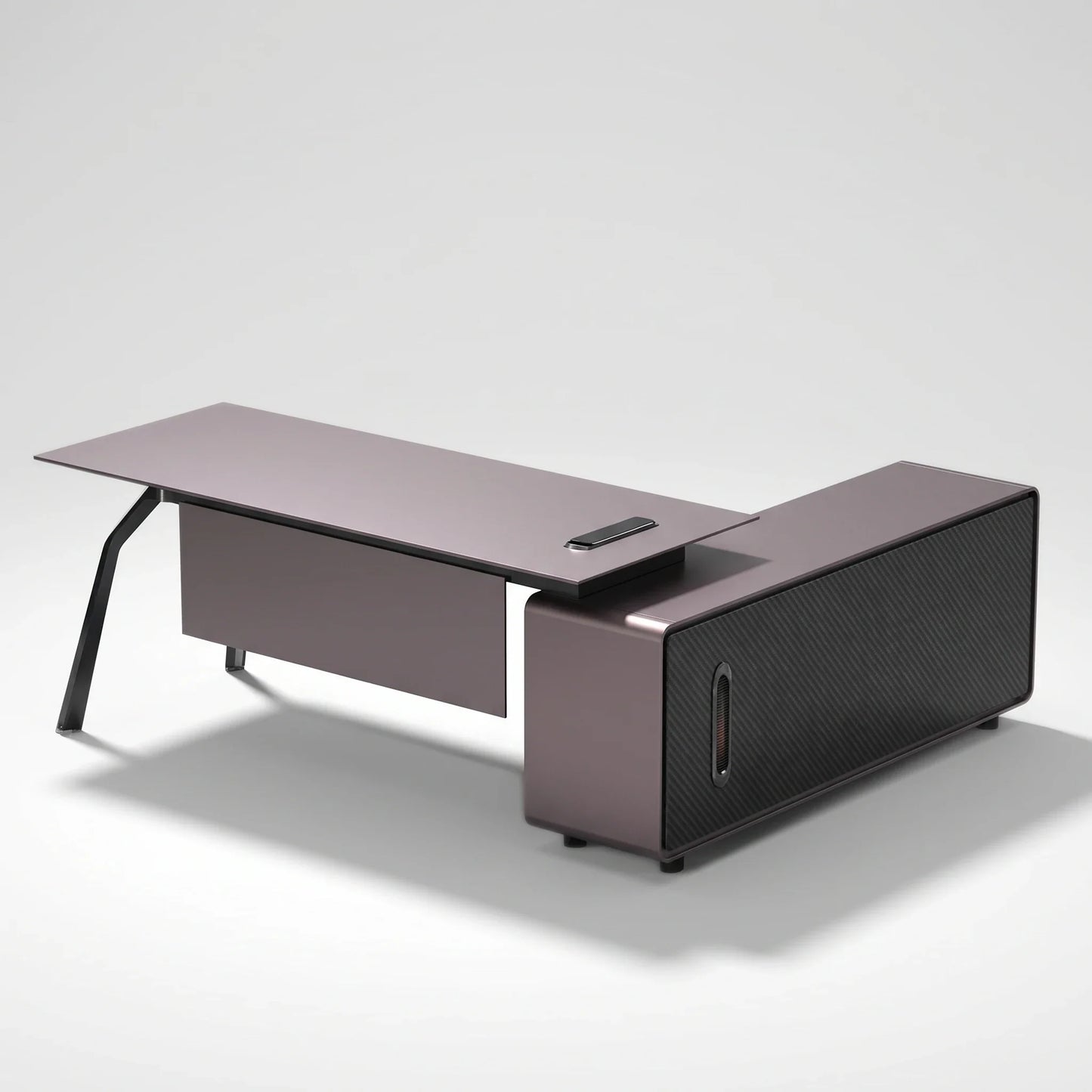 Zyner · Luxury L-Shaped Executive Desk