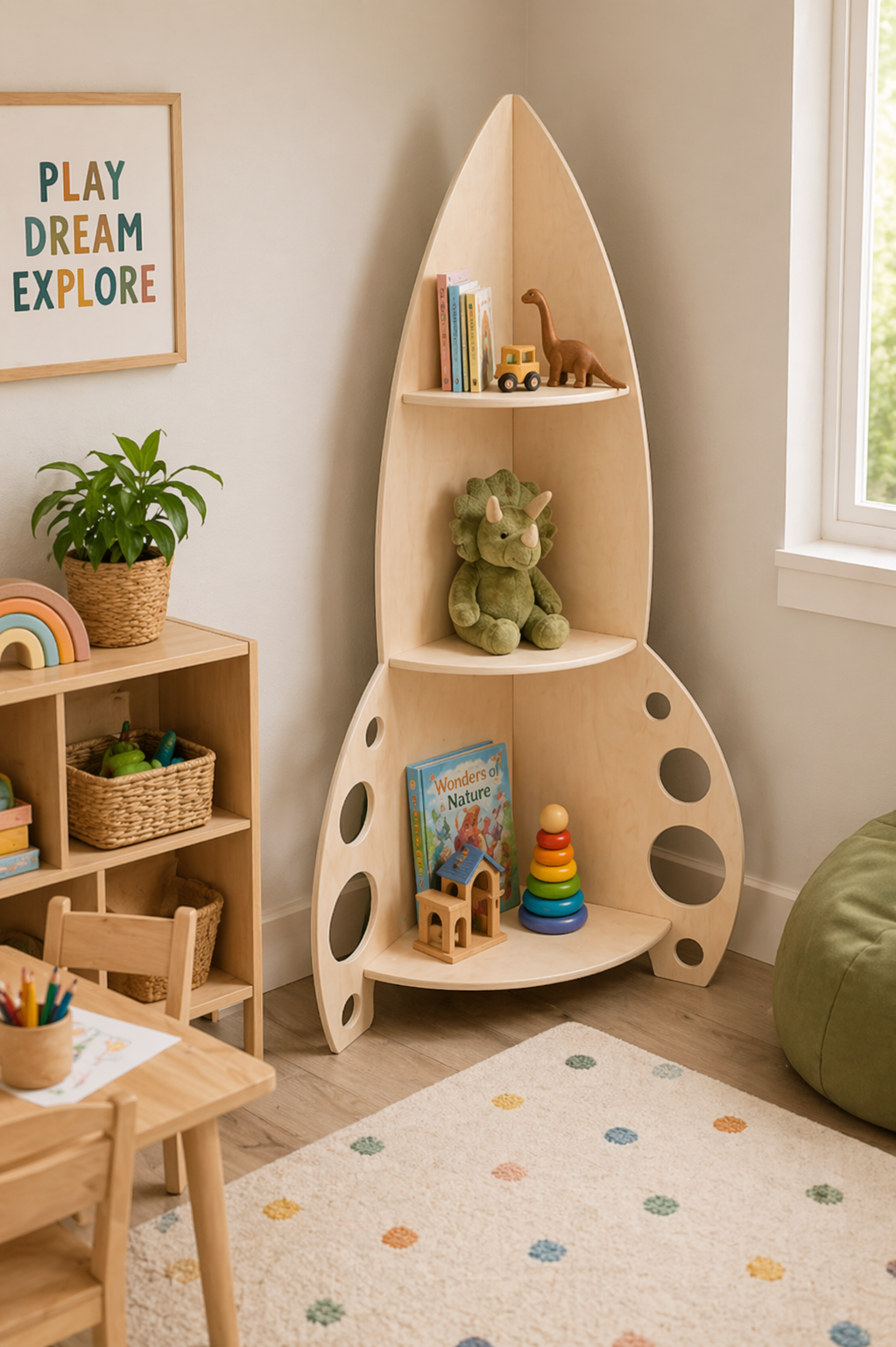 HOUSTON- Rocket Shelf