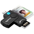 Rocketek DOD Military USB Common Access CAC Memory Card Reader