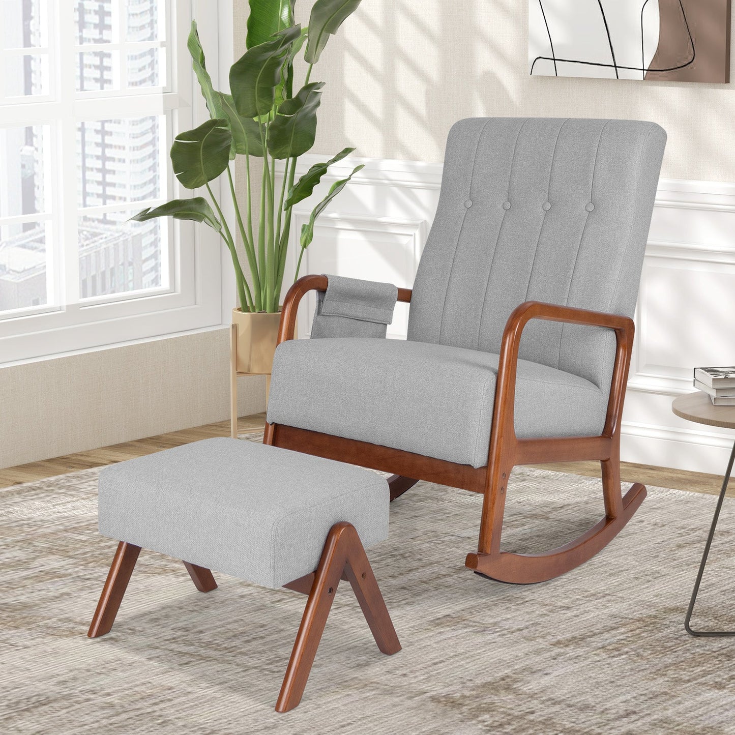 Rocking Chair with Ottoman