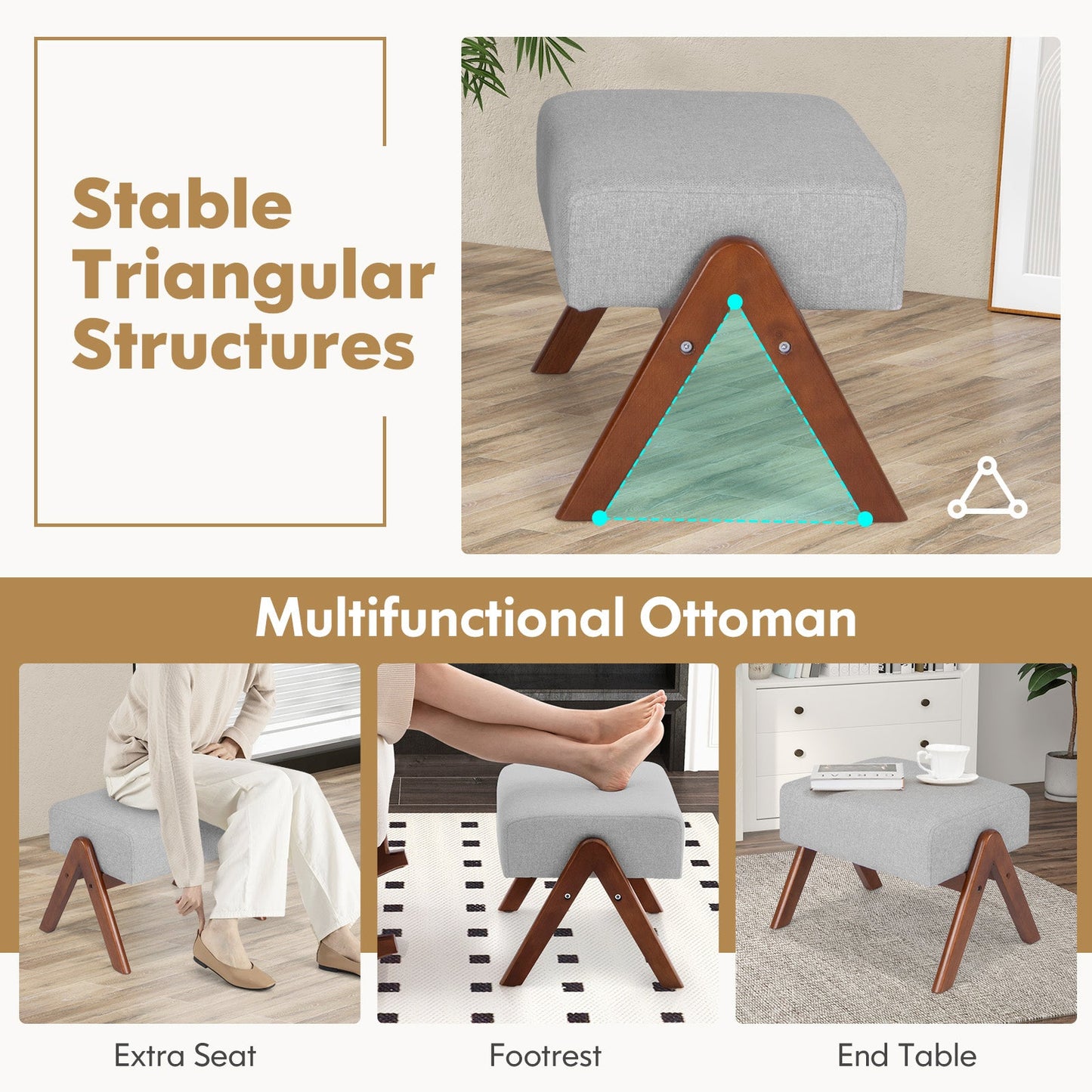 Rocking Chair with Ottoman