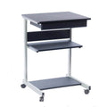 Rolling Laptop Cart with Storage