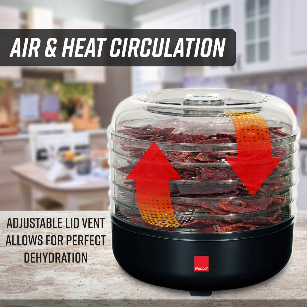 Ronco Beef Jerky Machine with 5 Stackable Trays