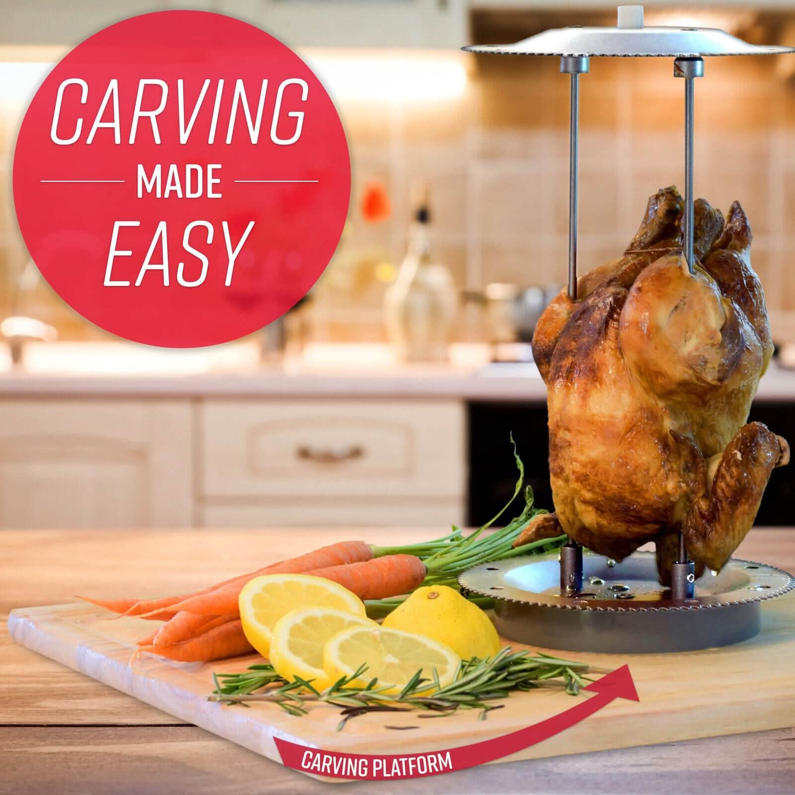 Ronco Modern Rotisserie Oven, Large Capacity (15lbs) Countertop Oven