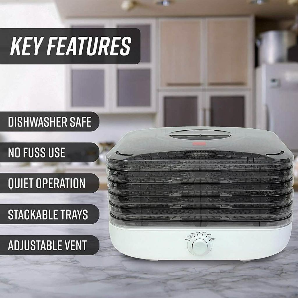 Déshydrateur Ronco Turbo EZ-Store à 5 plateaux avec circulation d'air par convection