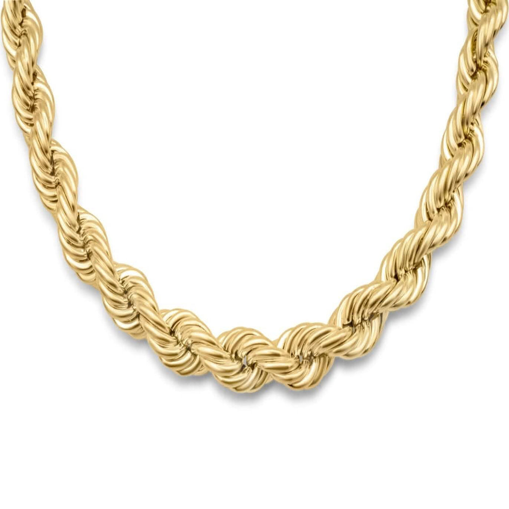 Rope Chain in Yellow Gold - 10mm