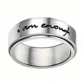 Rotatable Stainless Steel Anxiety Ring