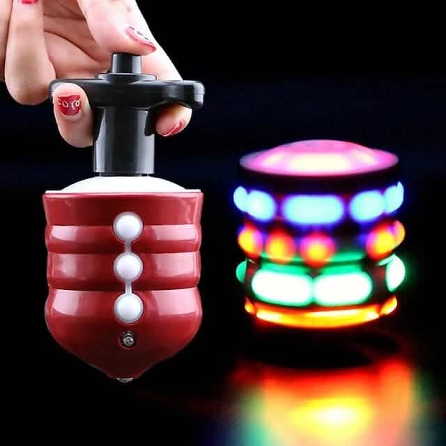 回転ジャイロ 音とLEDライト付きミュージックスピニング