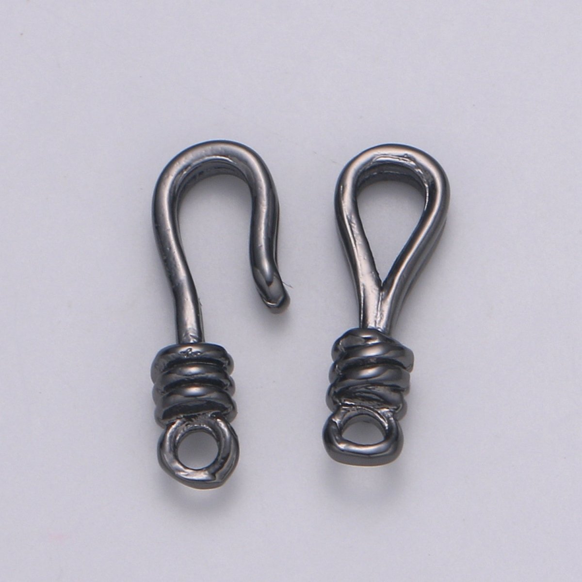 Round Leather Hook Clasp Gold Filled Jewelry Making Supplies K-645 K-648