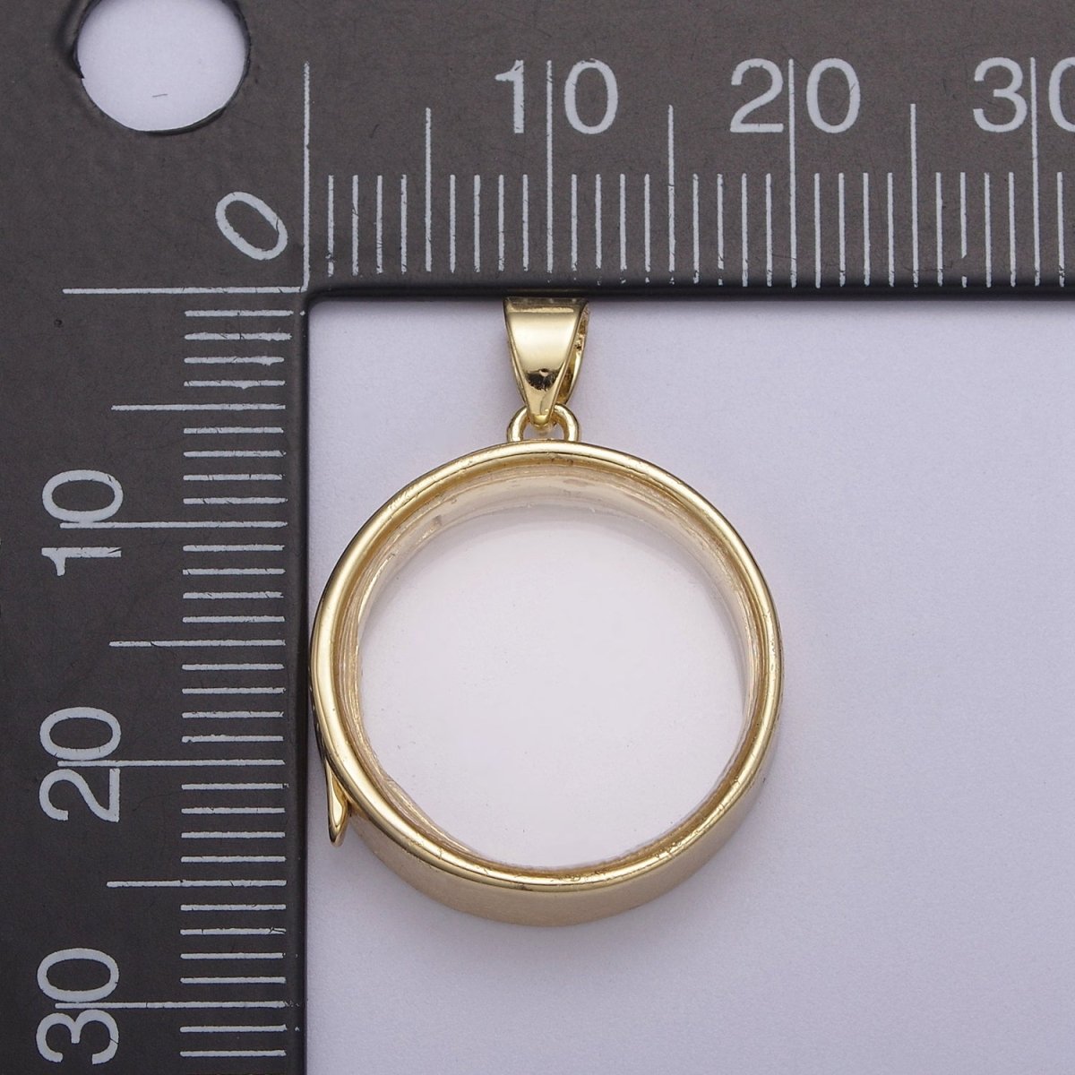 Round Locket Necklace Clear Glass Crystal Container Locket Gold Pendant Necklace Fillable Jewelry for Crystal Jewelry Making Supply N-580