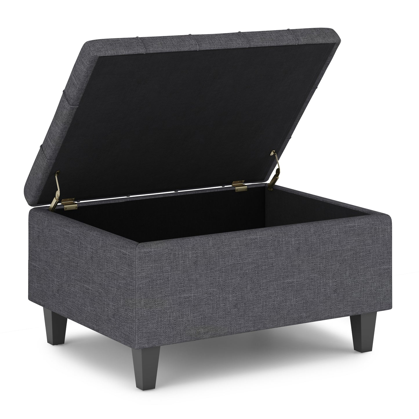 Harrison 34 Inch Wide Small Coffee Table Storage Ottoman