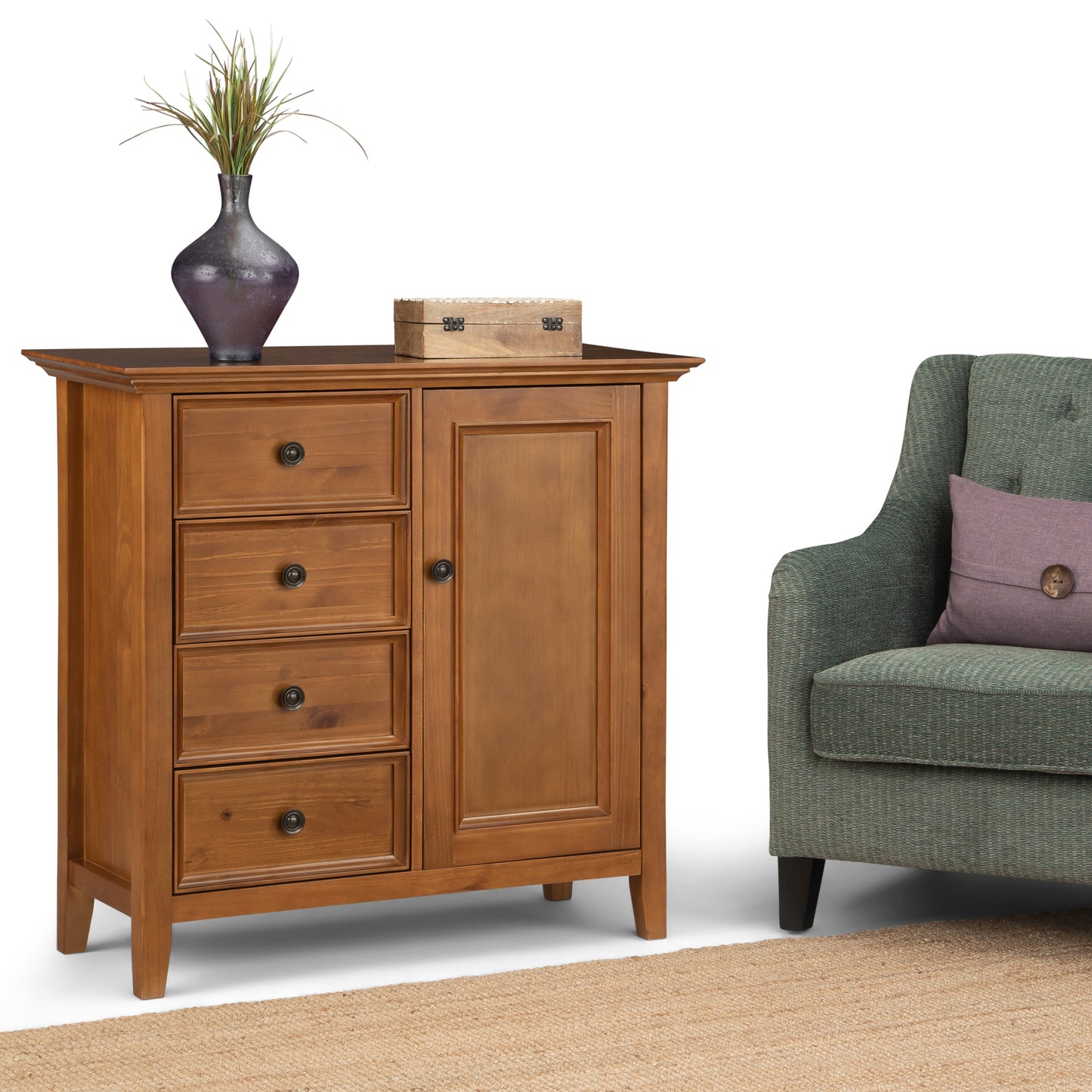 Amherst Medium Storage Cabinet - Light Golden