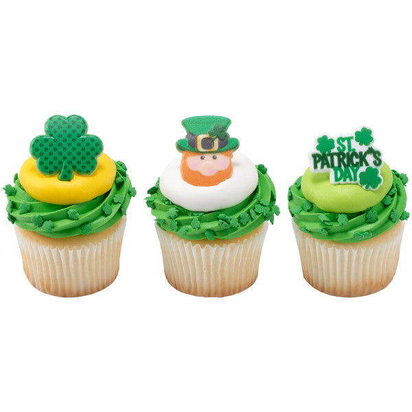 Edible Mini Shamrocks Sprinkles, 8 oz, 16oz, or 3 lbs.