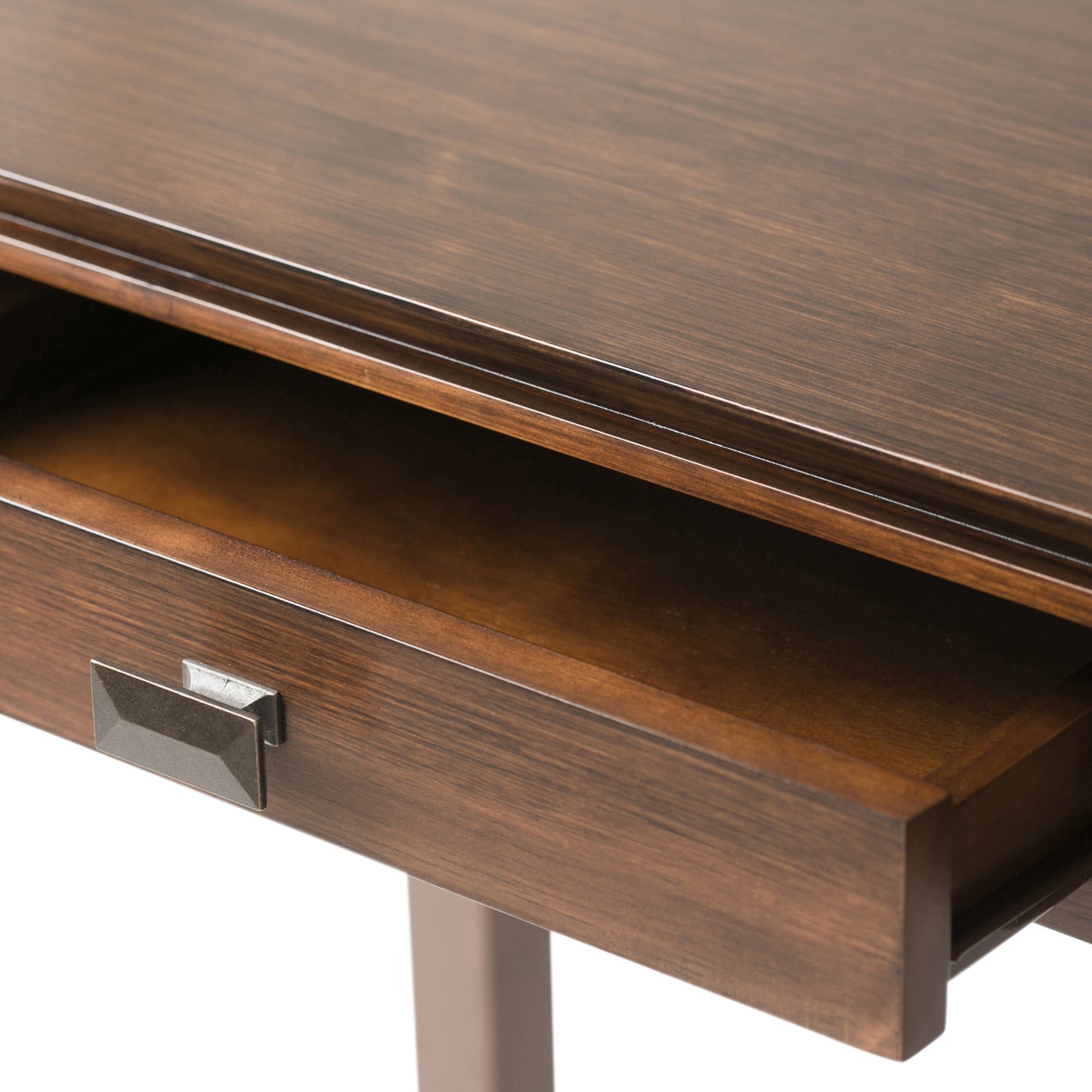 Artisan 46 Inch Wide Solid Wood Console Sofa Table in Russet
