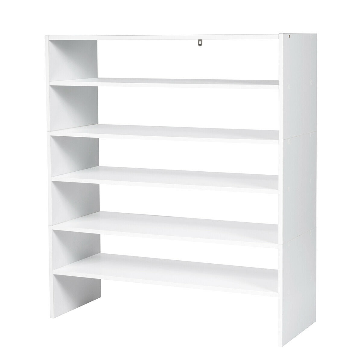 3 Pieces 31-Inch Stackable Multi-Shape Shoe Rack