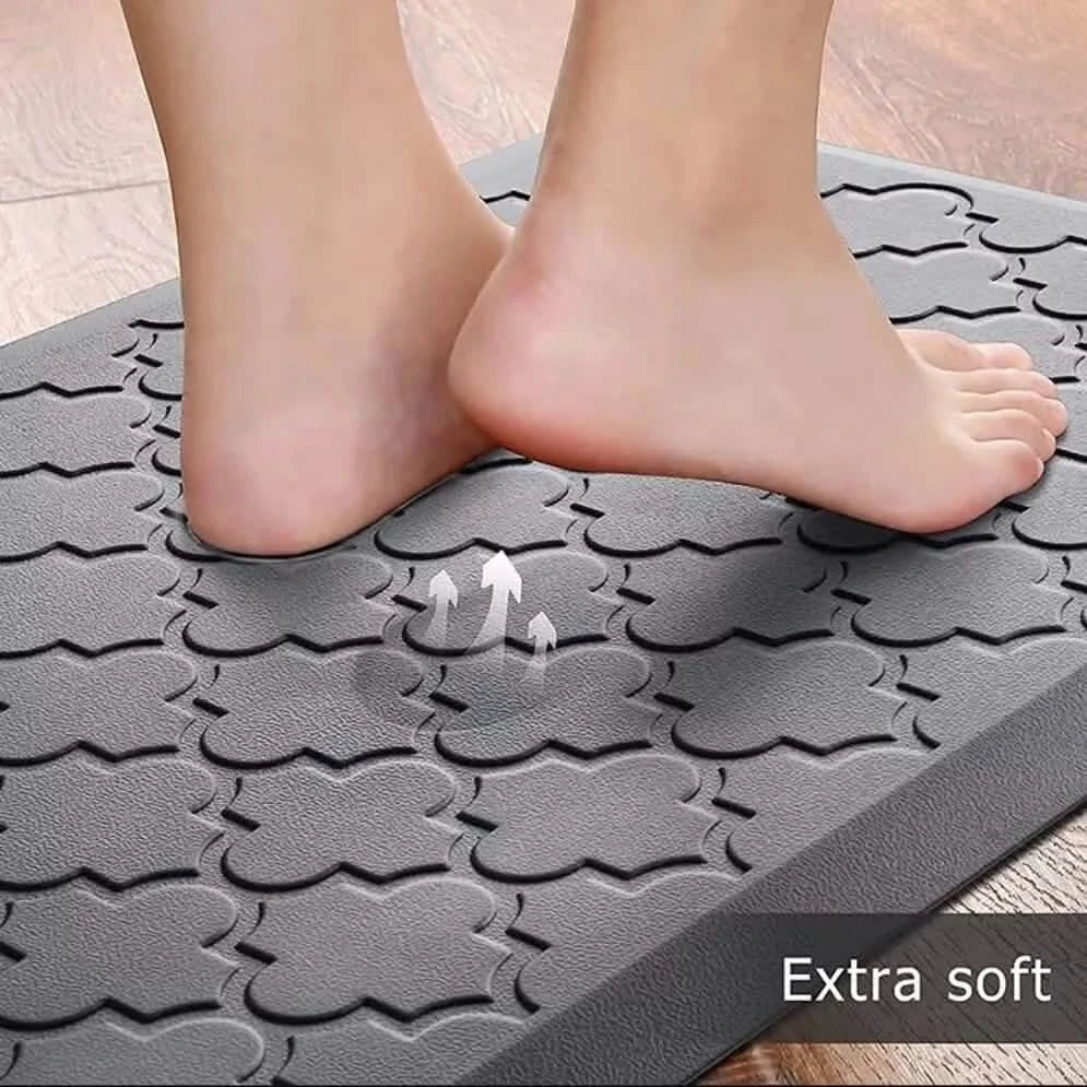 Tapis de cuisine en mousse anti-fatigue gaufré Bibb Home Trellis