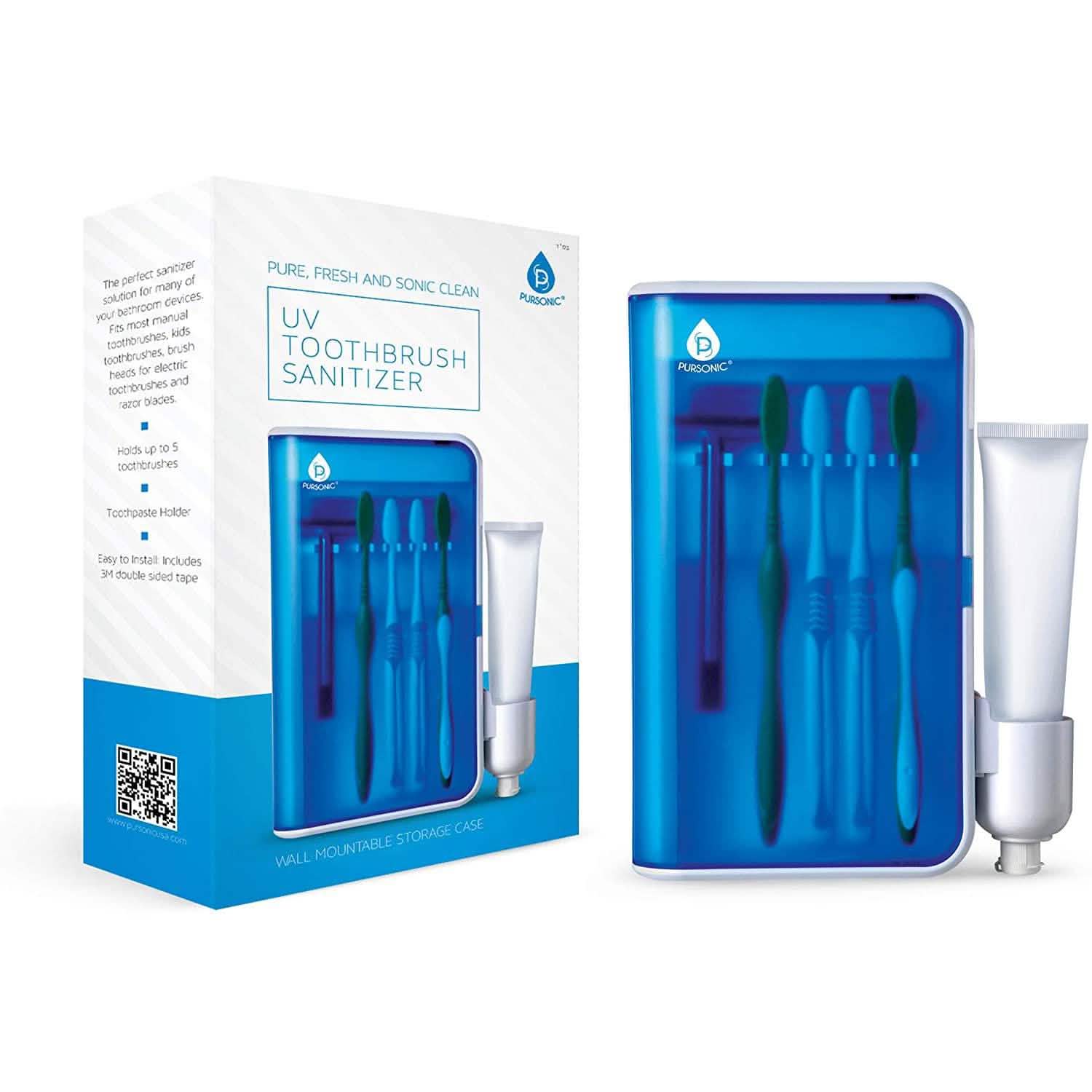 Stérilisateur UV S2 pour brosses à dents familiales