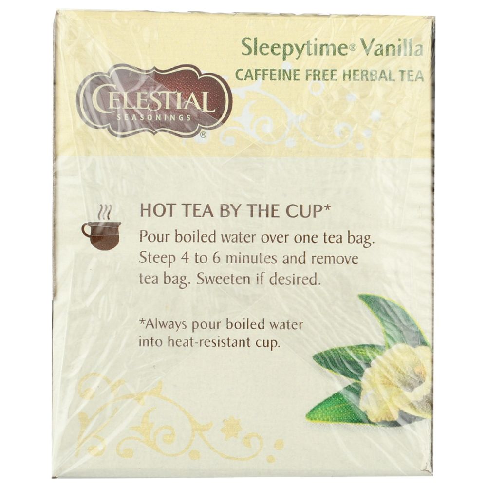 CELESTIAL SEASONINGS: Sleepytime Vanilla Herbal Tea, 20 bg