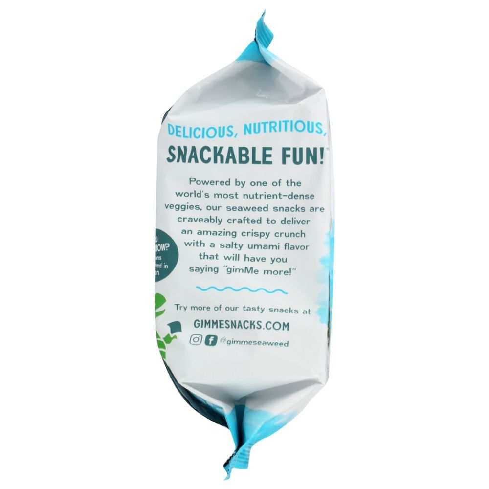 Sea Salt Seaweed Snacks - GIMME Organic Crispy Seaweed Snack, 0.35 oz