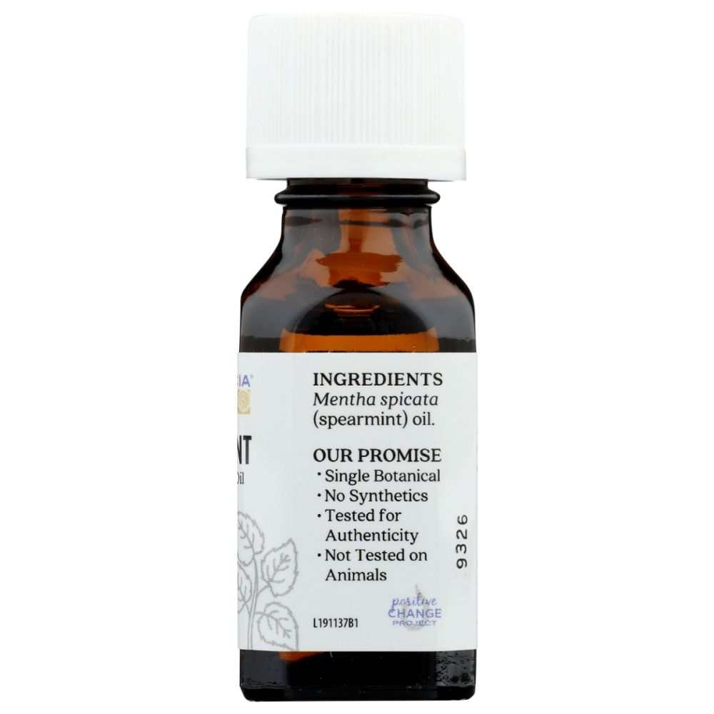 AURA CACIA: Spearmint Essential Oil, 0.5 oz