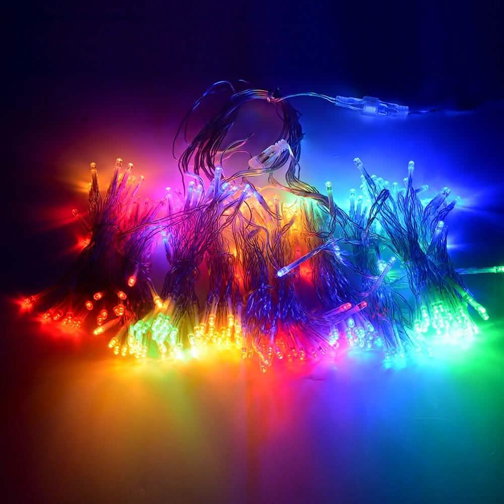 Guirlande lumineuse rideau 300 LED, basse tension de sécurité