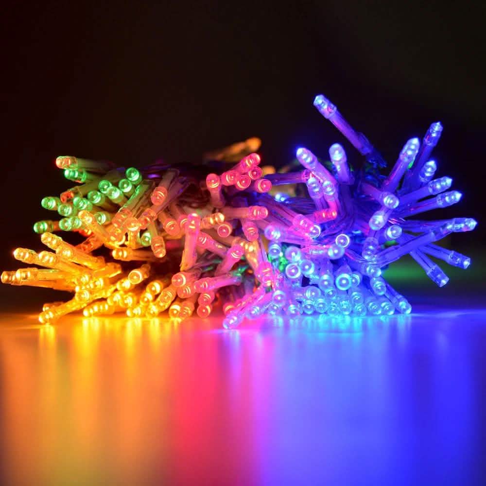 Guirlande lumineuse rideau 300 LED, basse tension de sécurité