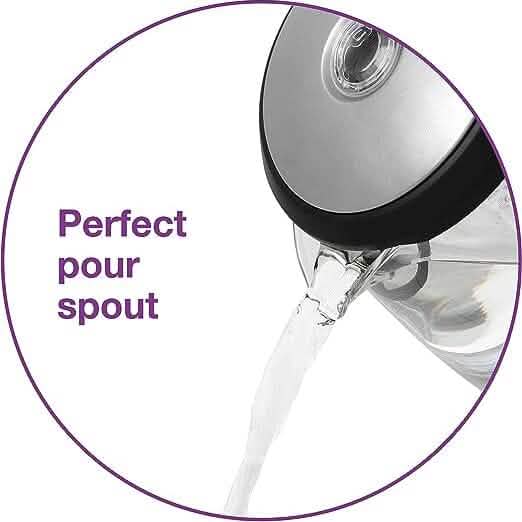 Bouilloire électrique sans fil en verre Salton